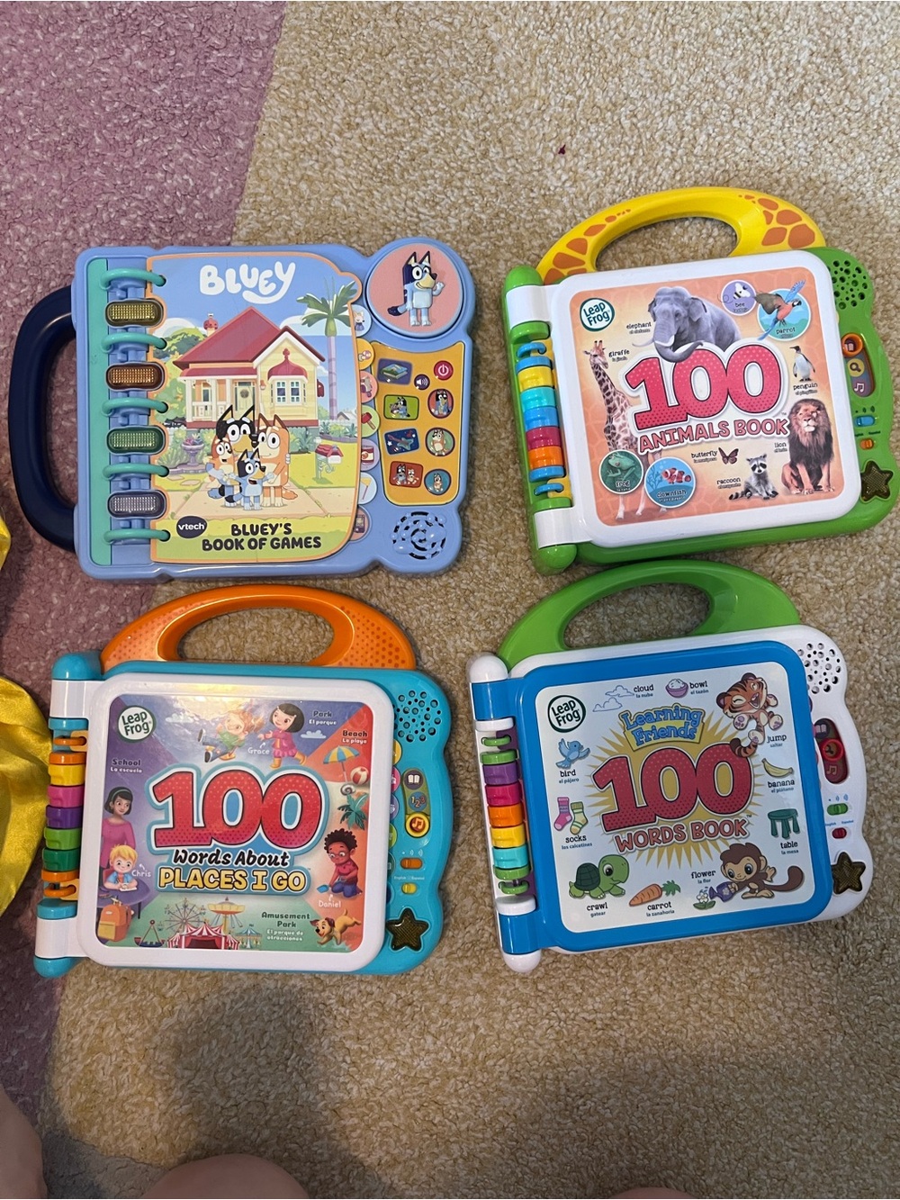100 Words and Bluey interactive books